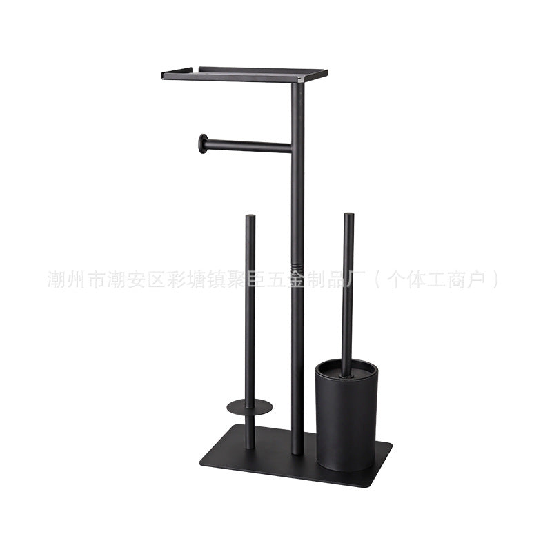 HavenRack Freestanding Toilet Paper Holder with Brush