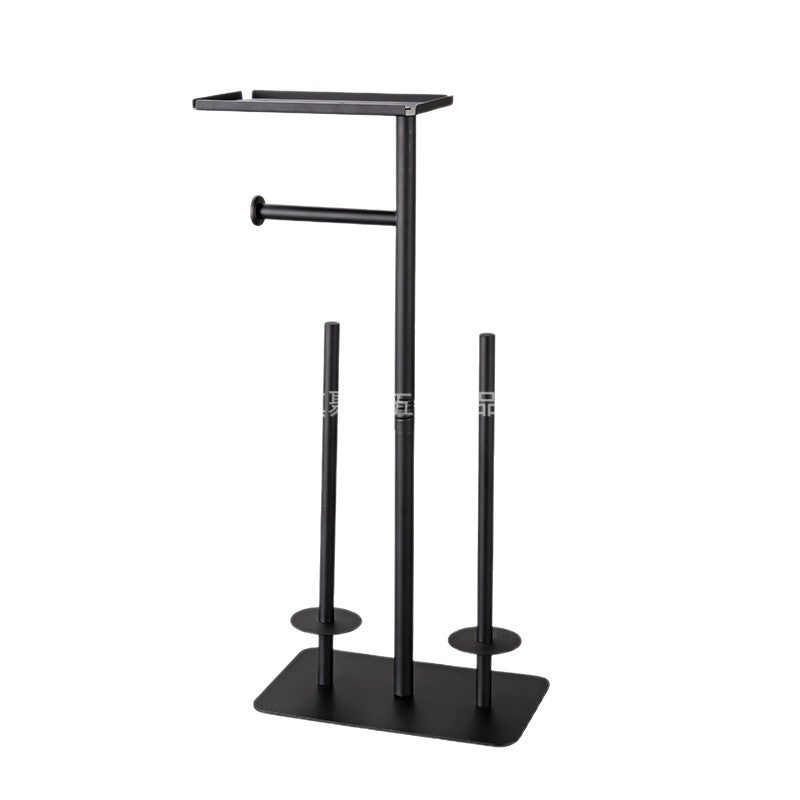 HavenRack Freestanding Toilet Paper Holder with Brush