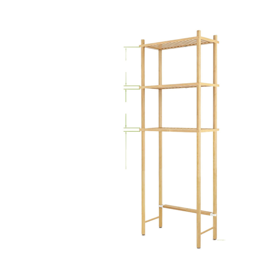 HavenRack 3-Tier Bamboo Over-the-Toilet Storage Rack – Freestanding Bathroom Organizer