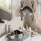 HavenRack No-Drill Corner Shower Organizer with Towel Bar