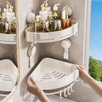 HavenRack No-Drill Corner Shower Organizer with Towel Bar